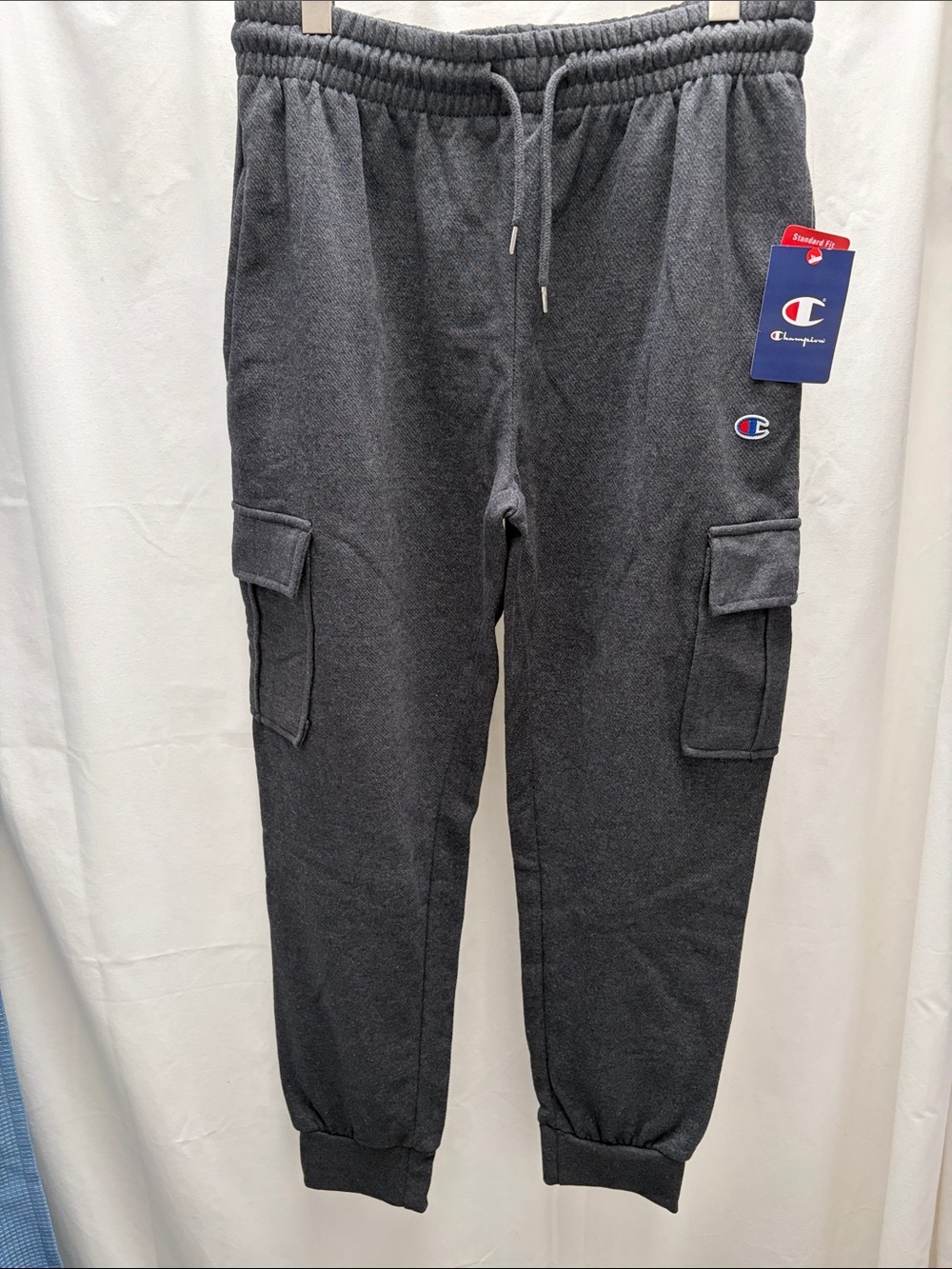 Champion men’s Charcoal Gray Cargo Joggers